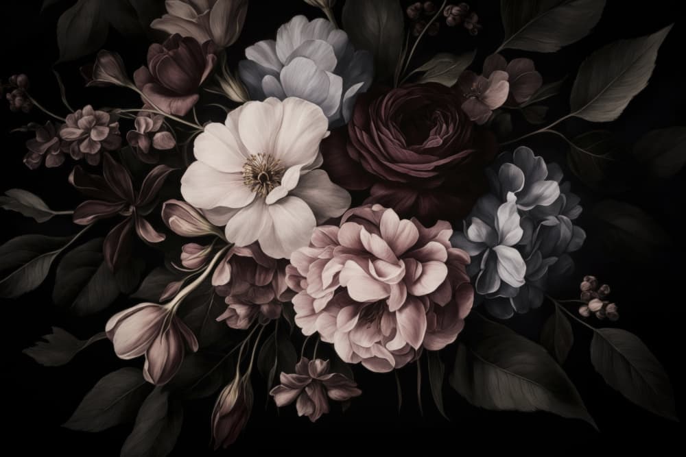 Regency Blooms Ii by Andrea Haase — canvas wall art