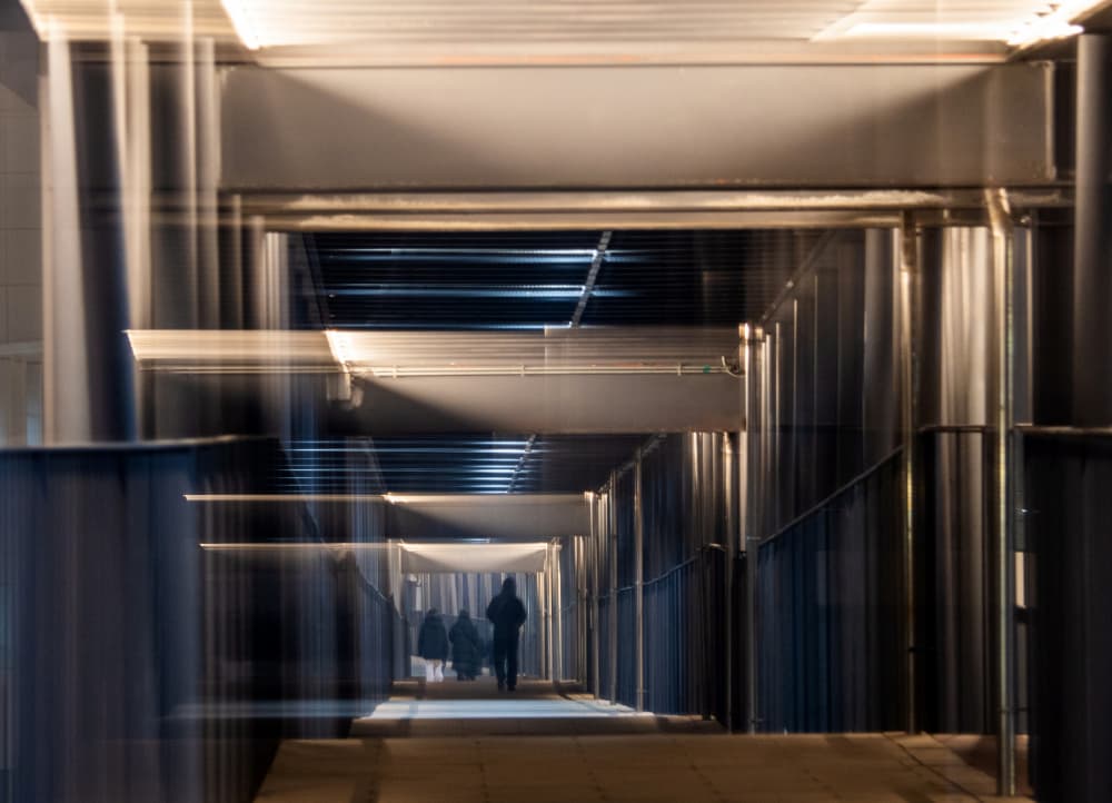 Urban Passage Motion Blur by HAN dong hee — canvas wall art