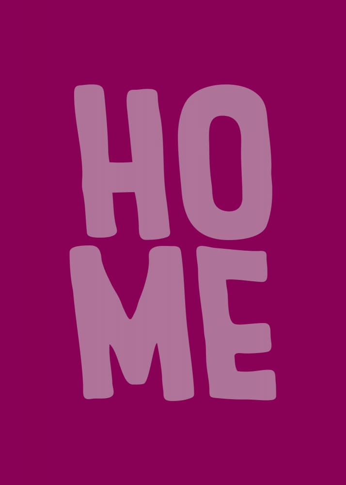 Cozy Home Text by Andreas Magnusson — canvas wall art