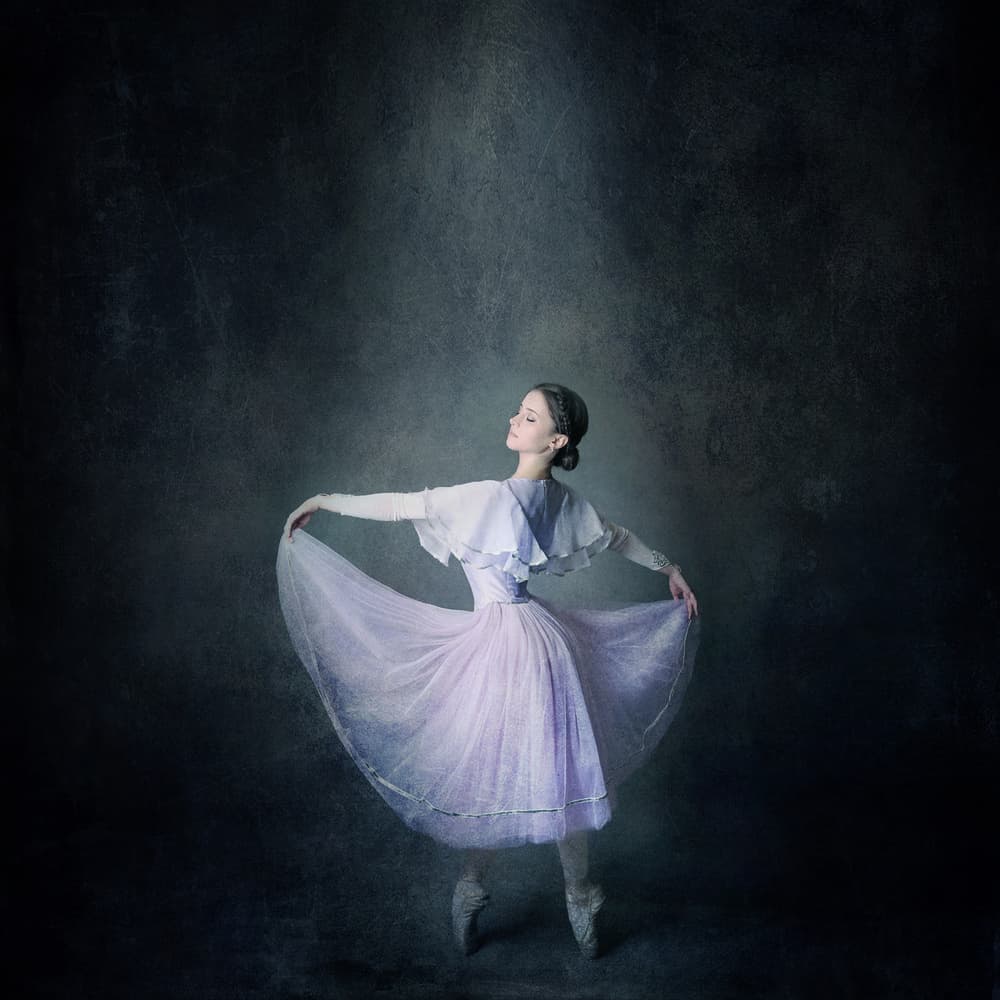 Dreamy Ballet Elegance by Moein Hasheminasab — canvas wall art
