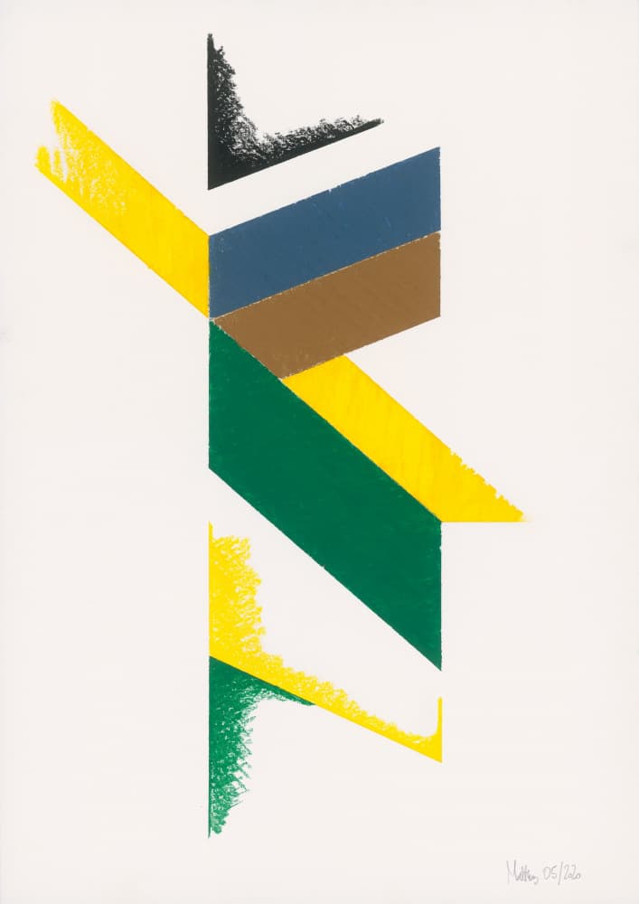 Colorful Geometric Forms by matthaus — canvas wall art