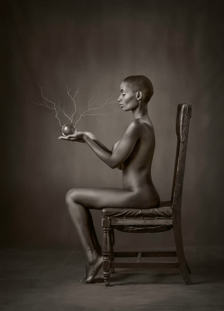 Seated Woman's Vision by Catchlight Studio — canvas wall art