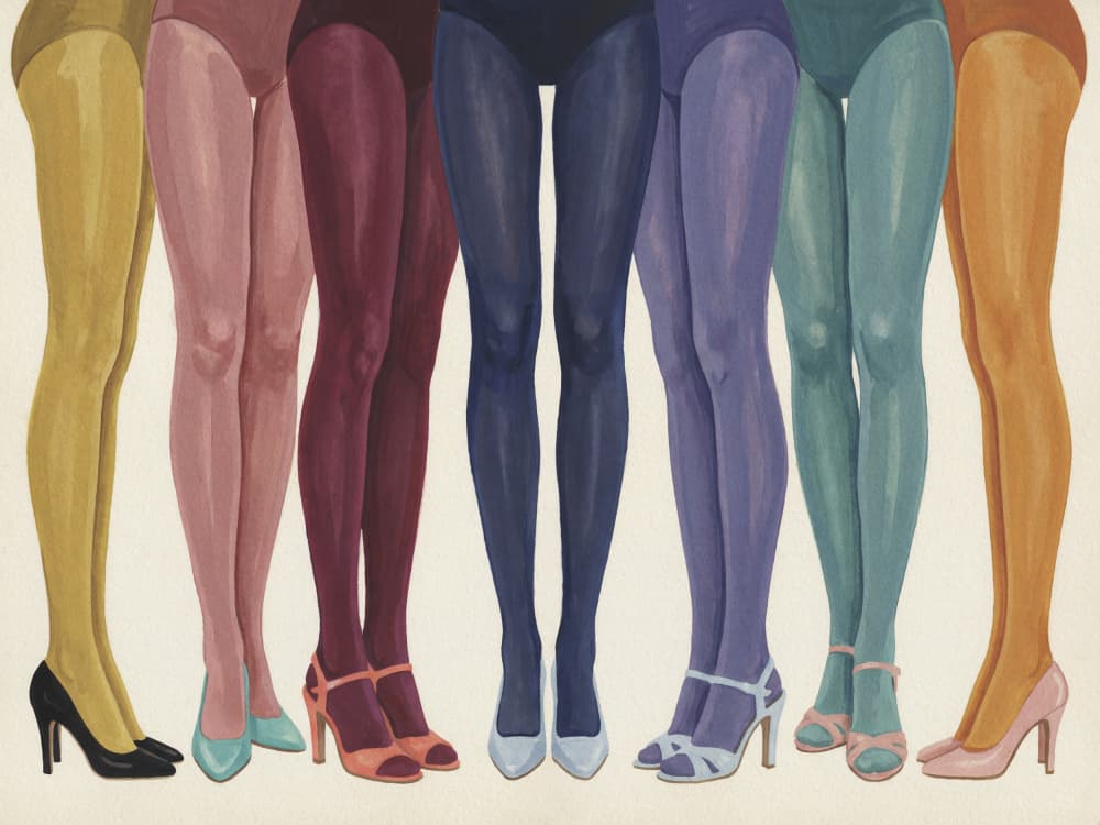 Colorful Legs Fashion by Andreas Magnusson — canvas wall art