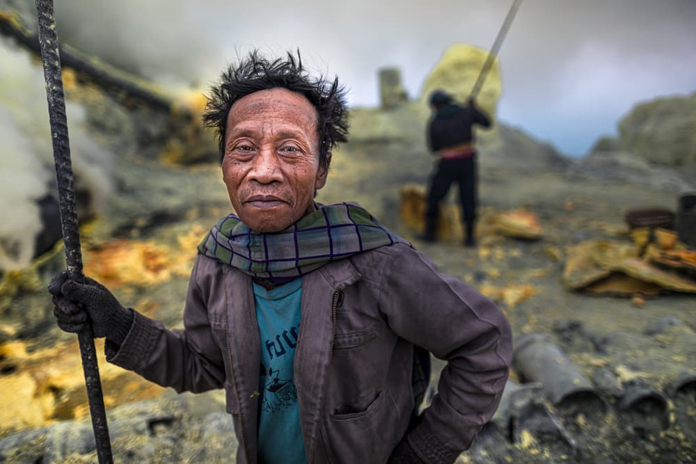 Volcano Miner's Gaze by Marco Tagliarino — canvas wall art
