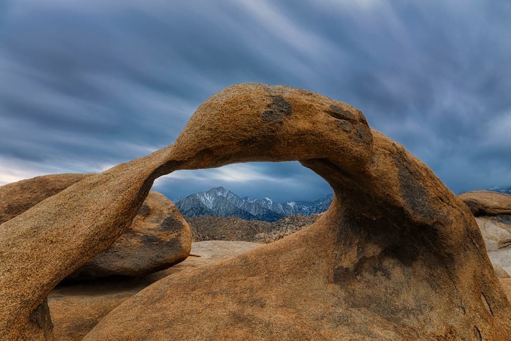 Dramatic Arch Mountain View by Lydia Jacobs — canvas wall art