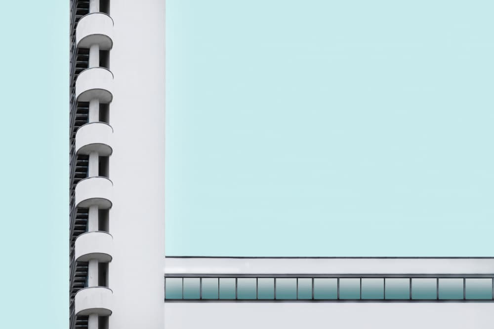 outside staircase by Rolf Endermann — canvas wall art