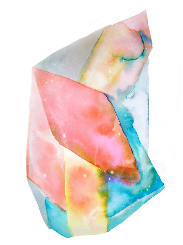 Vibrant Abstract Watercolor by Gemma Bardot — canvas wall art