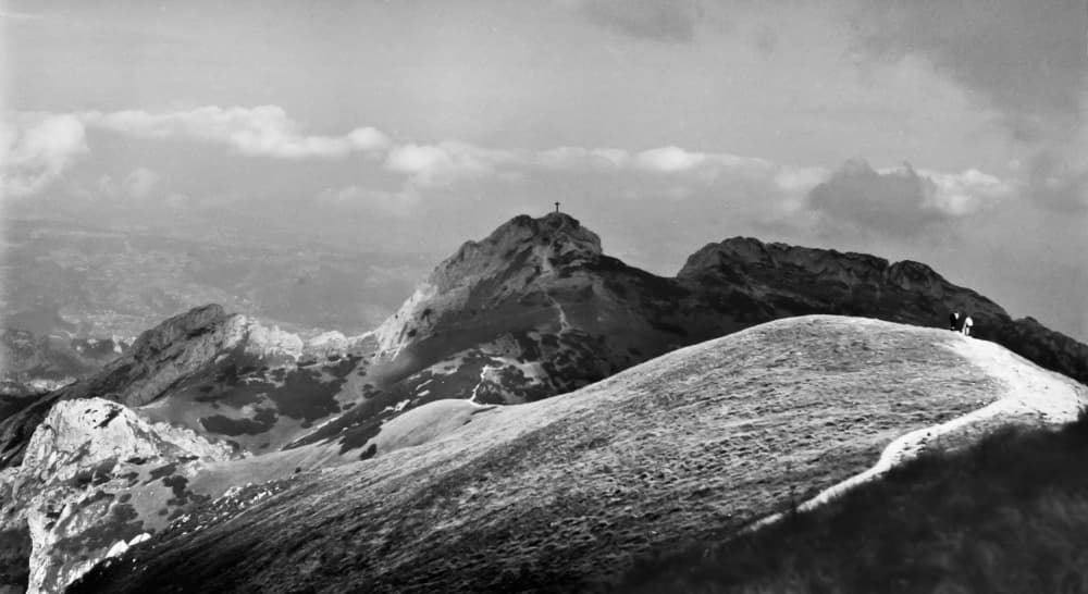 Alpine Summit Trail by Jacek Stefan — canvas wall art