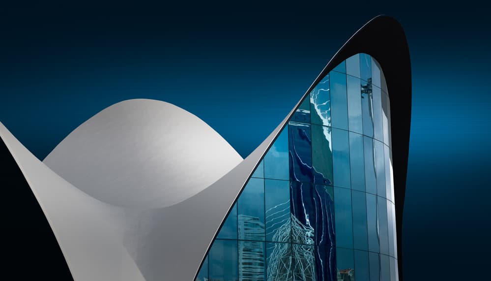 Modern Architectural Curves by Marc Huybrighs — canvas wall art
