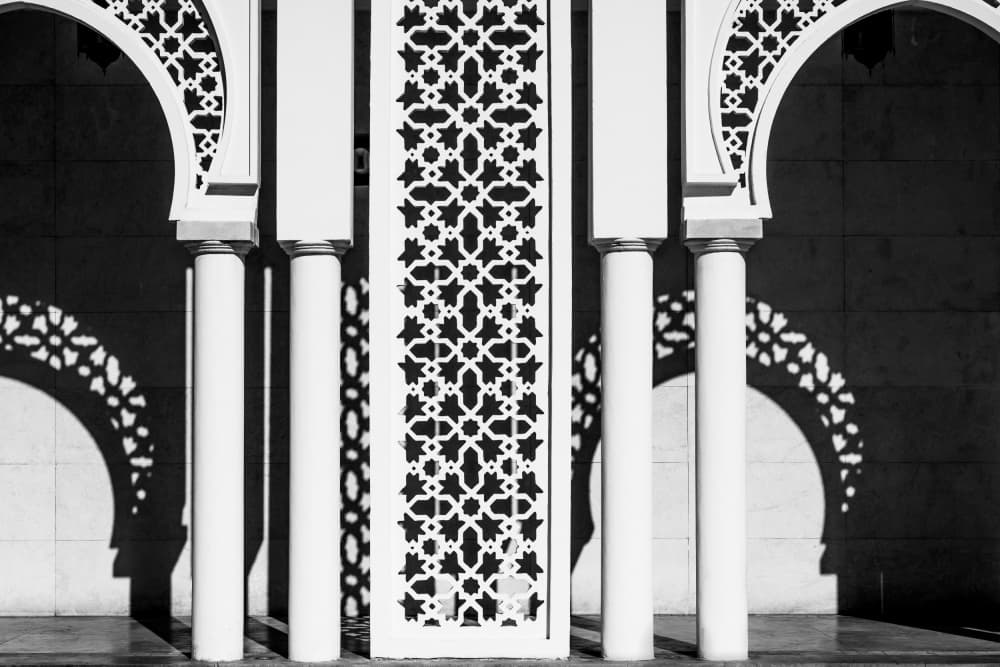 Islamic Arch Shadows by Photolovers — canvas wall art