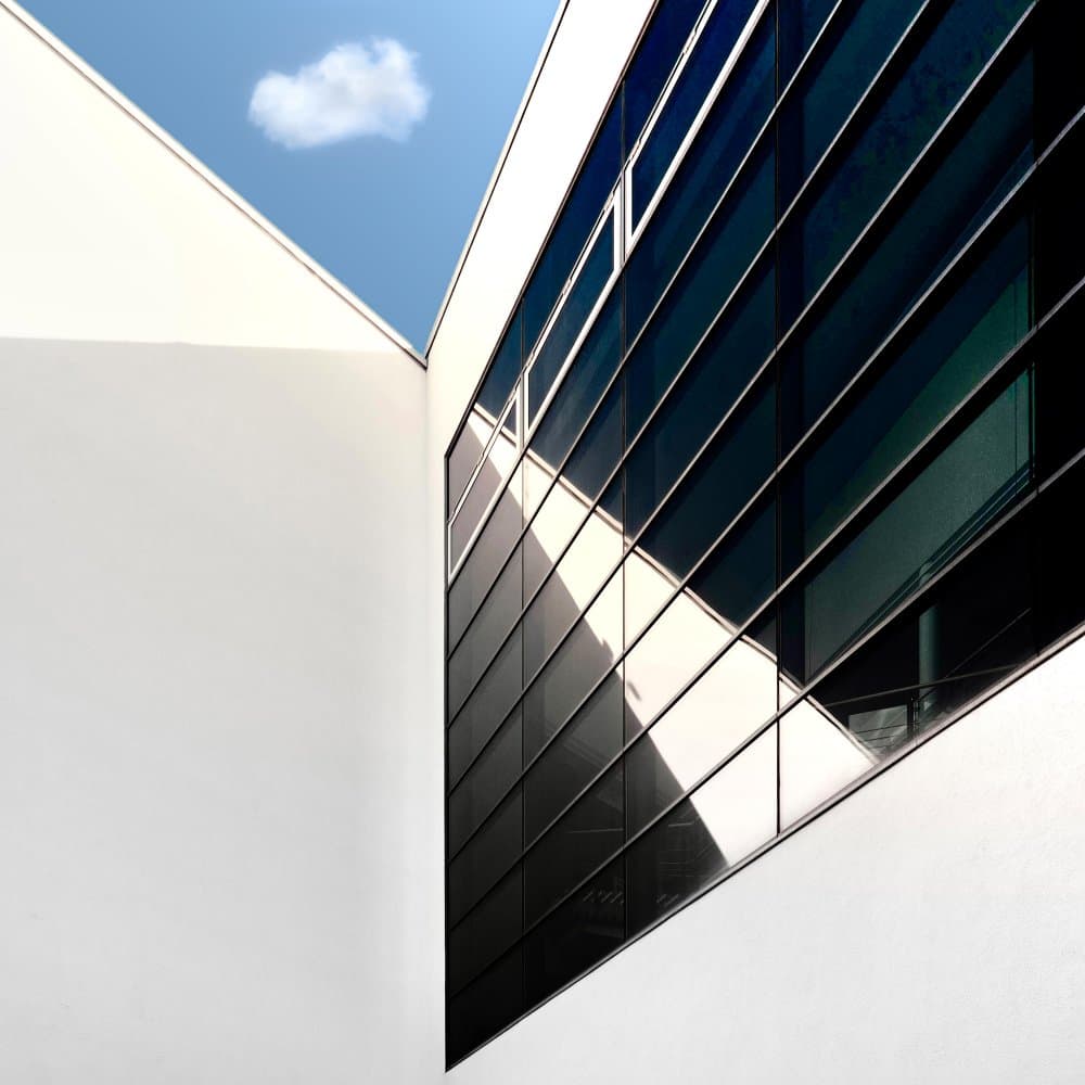 Modern Geometric Architecture by Stephan Rückert — canvas wall art