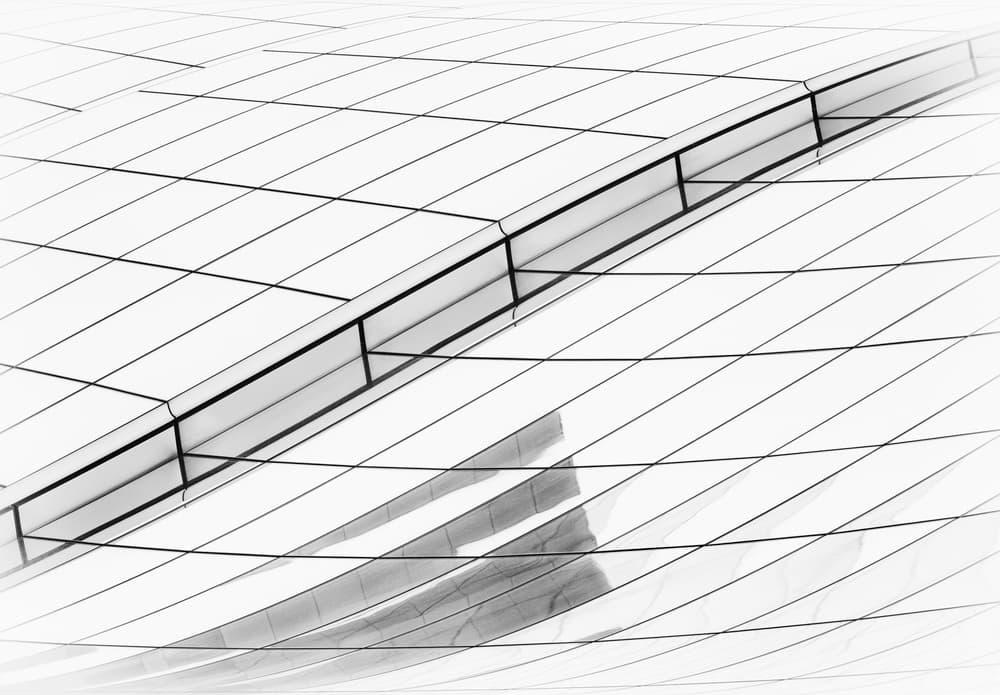 Modern Architectural Curves by Greetje van Son — canvas wall art