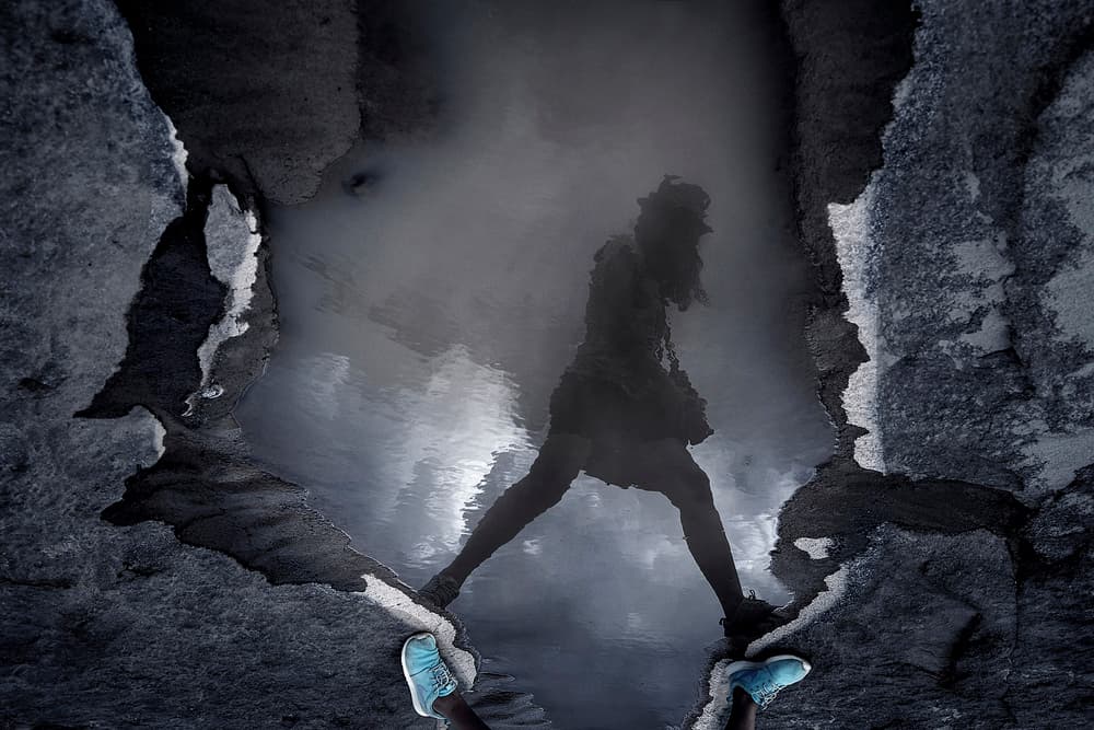 Mysterious Cave Reflection by Ekkachai Khemkum — canvas wall art