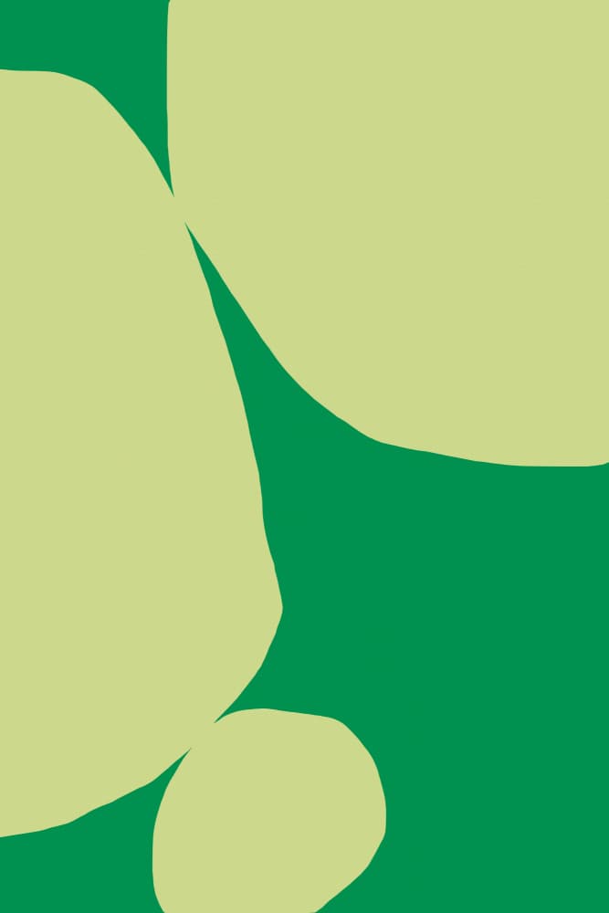 Vibrant Green Flow by Treechild — canvas wall art