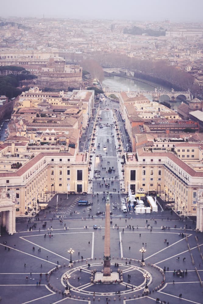 Rome's Grand Vatican View by Aimee Giles — canvas wall art