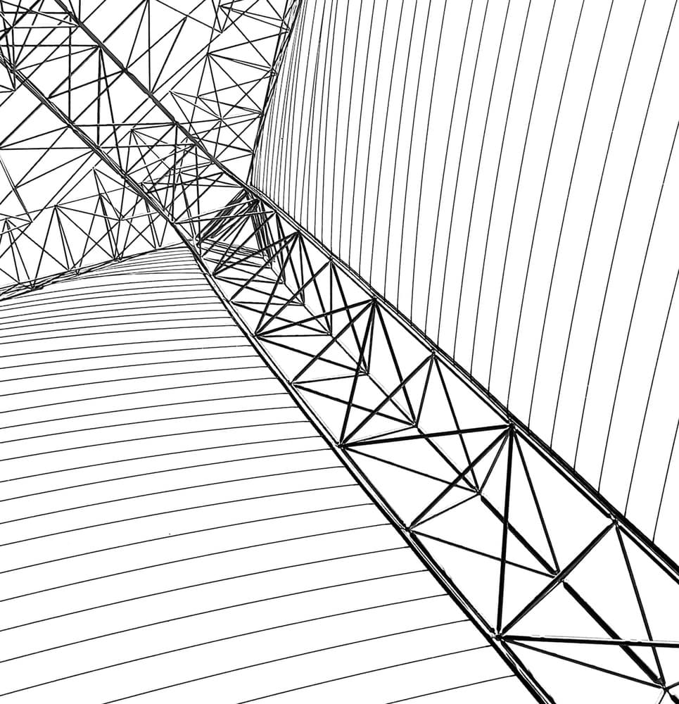 Dynamic Structural Lines by Kahar Lagaa — canvas wall art