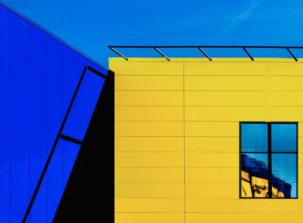 Architectural Color Block by Arnon Orbach — canvas wall art