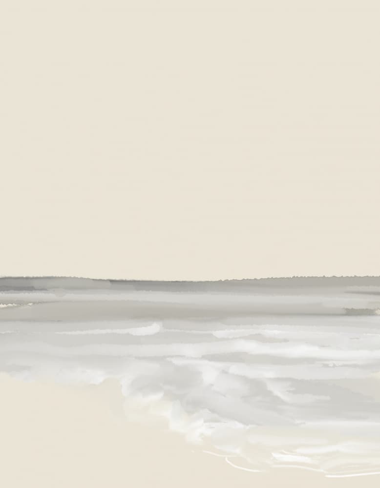 Serene Abstract Seascape by Josie George — canvas wall art
