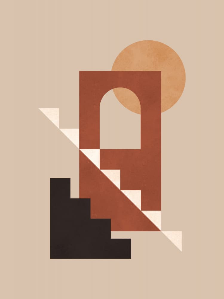 Desert Arch Steps by Vitor Costa — canvas wall art