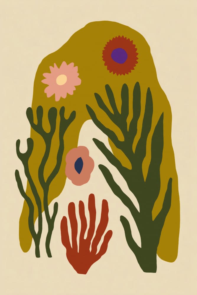 Coralgarden by Treechild — canvas wall art