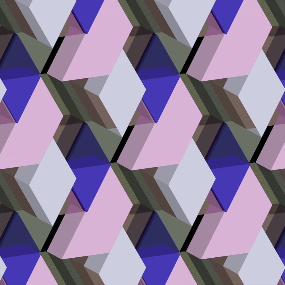 Dynamic Geometric Shapes by Leigh Bagley — canvas wall art