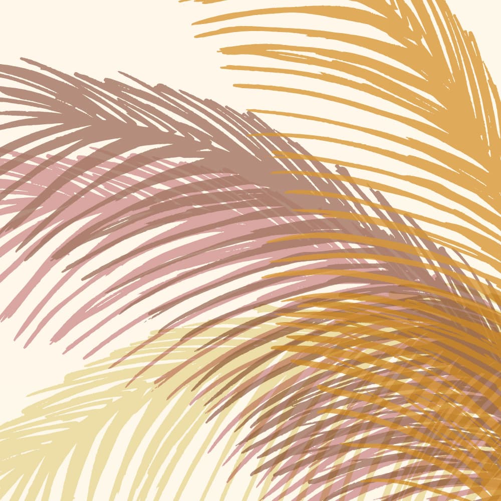 Palm Silhouette by Kristian Gallagher — canvas wall art