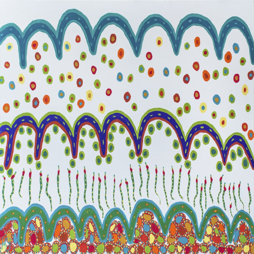 Playful Abstract Pattern by Helen Joynson — canvas wall art
