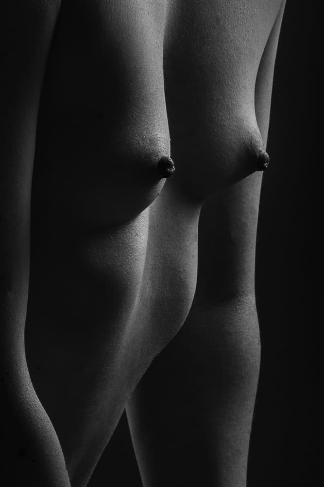 Sculptural Female Form by Hardik Pandya — canvas wall art