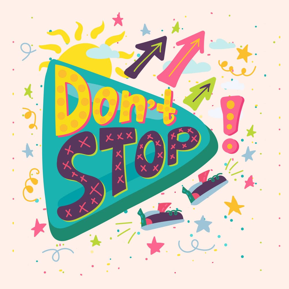 Don't Stop Moving by Marika Barsrsind β canvas wall art