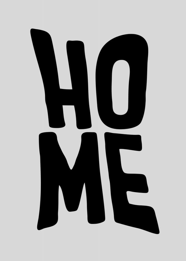 Cozy Home Typography by Andreas Magnusson — canvas wall art
