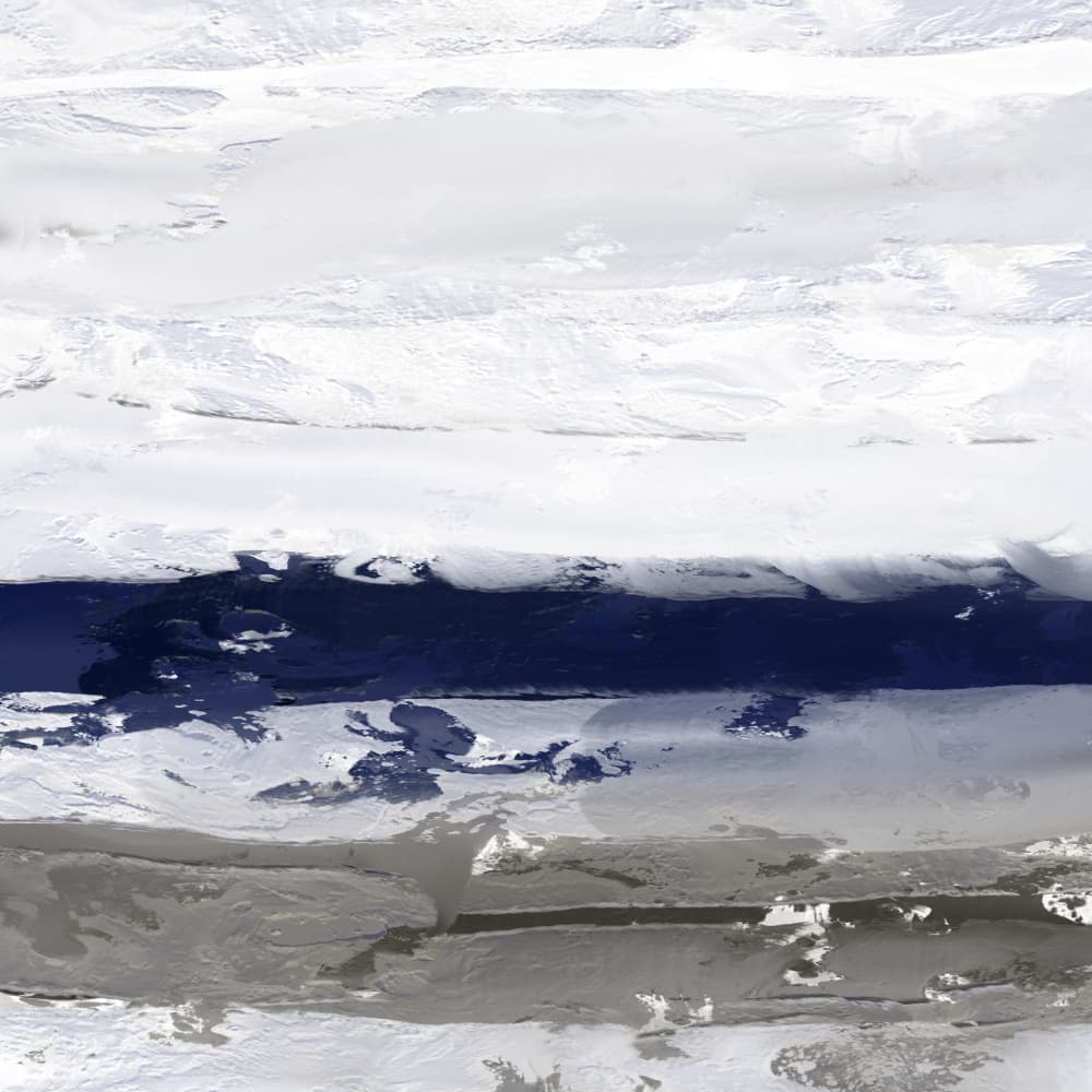 Frozen Arctic Expanse by Josie George — canvas wall art