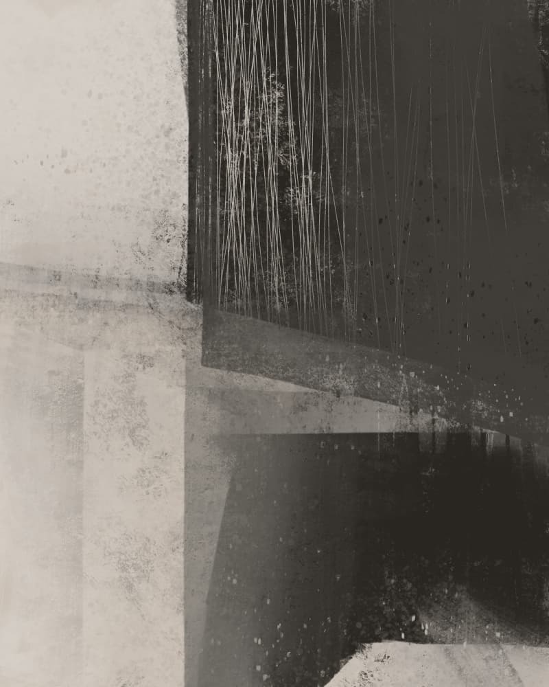 Urban Abstract Geometry by MANSI SAXENA — canvas wall art