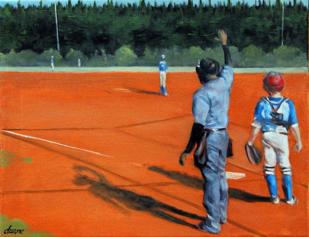 Little League by Duane A. Brown — canvas wall art