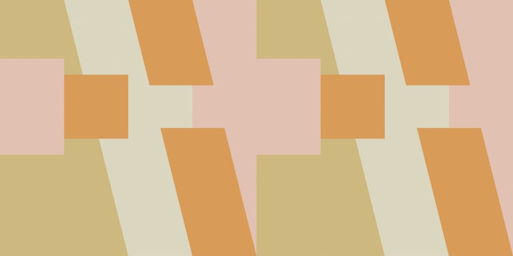 Abstract Geometric Shapes by Dina Dankers — canvas wall art