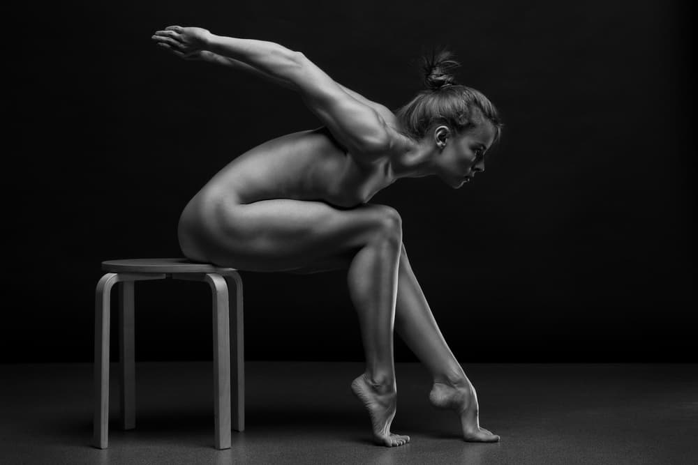 Elegant Ballerina Form by Anton Belovodchenko — canvas wall art