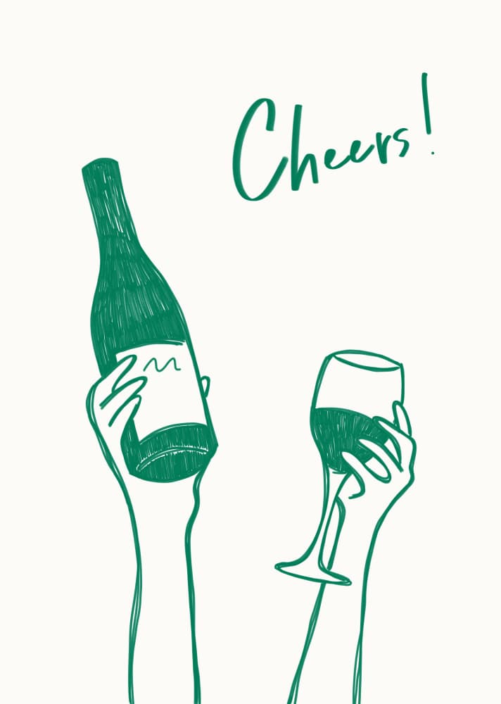 Cheers Wine Celebration by Rio Soléy — canvas wall art