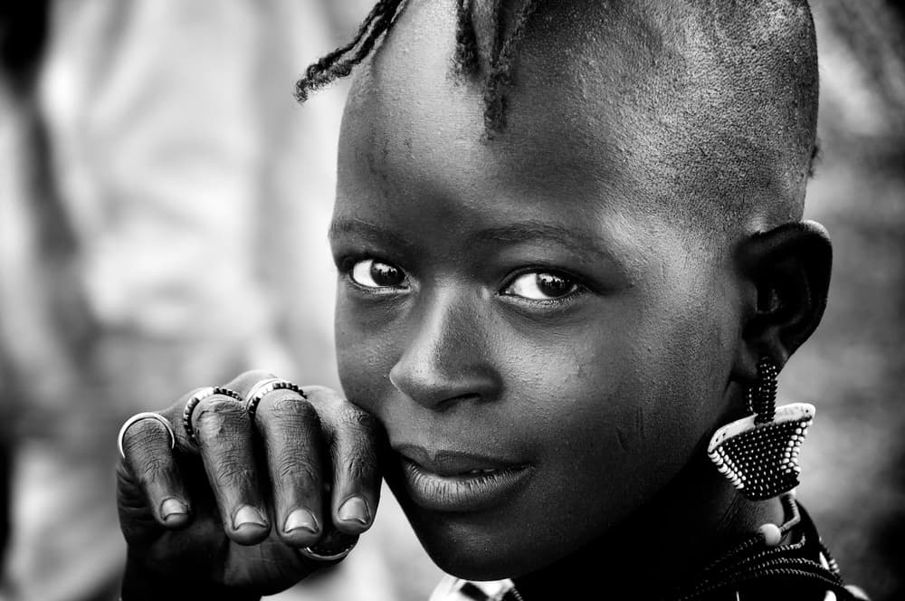 Young Child Gaze by Trevor Cole — canvas wall art