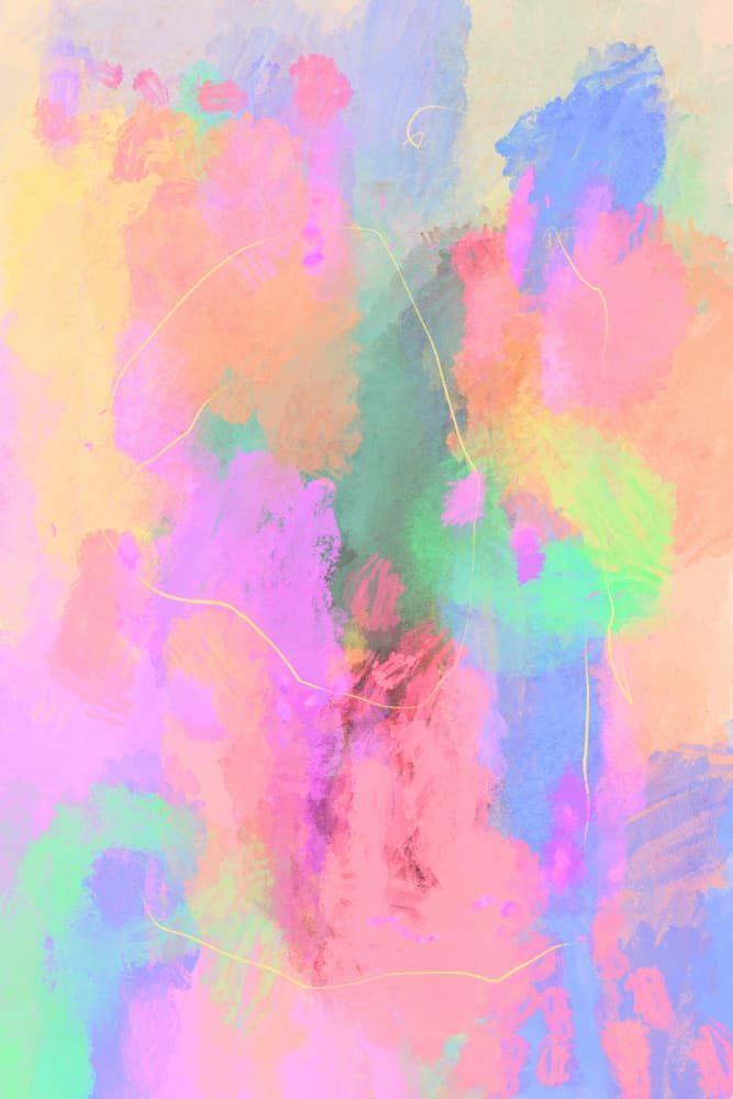 Neon aura by Treechild — canvas wall art