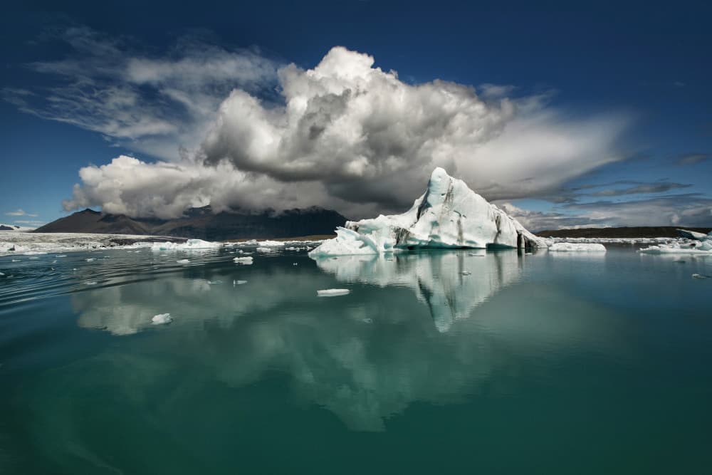 Majestic Iceberg Reflection by Þorsteinn H. Ingibergsson — canvas wall art