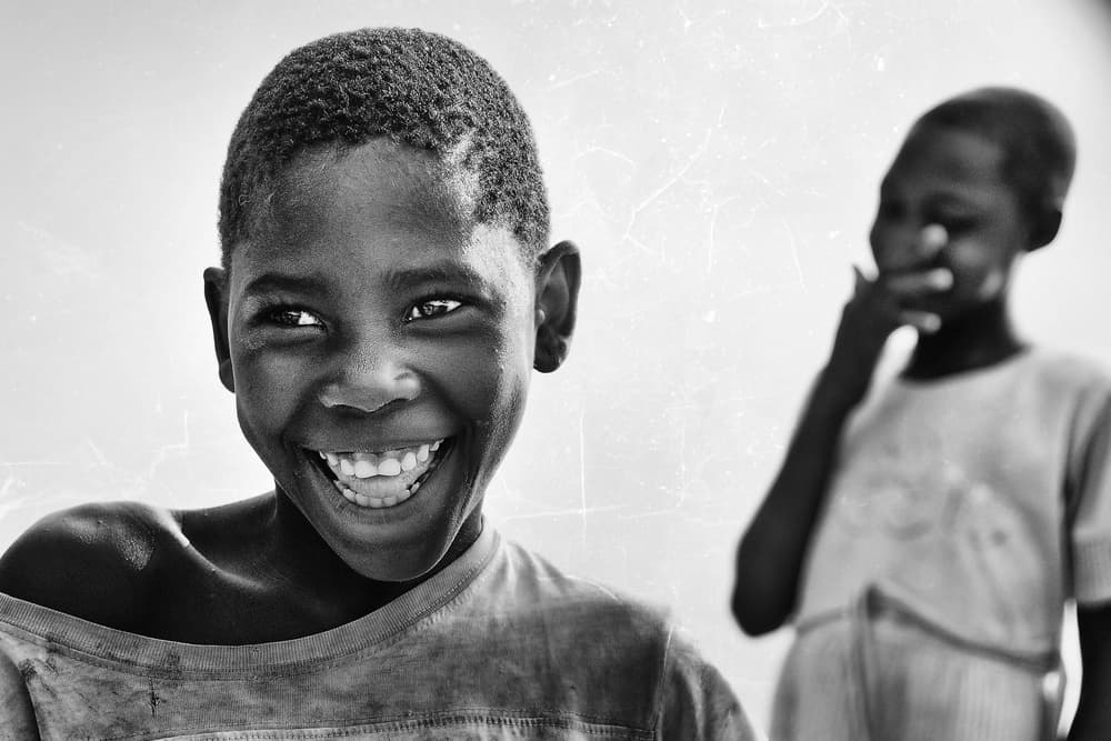 Joyful Child's Smile by Antonio Grambone — canvas wall art