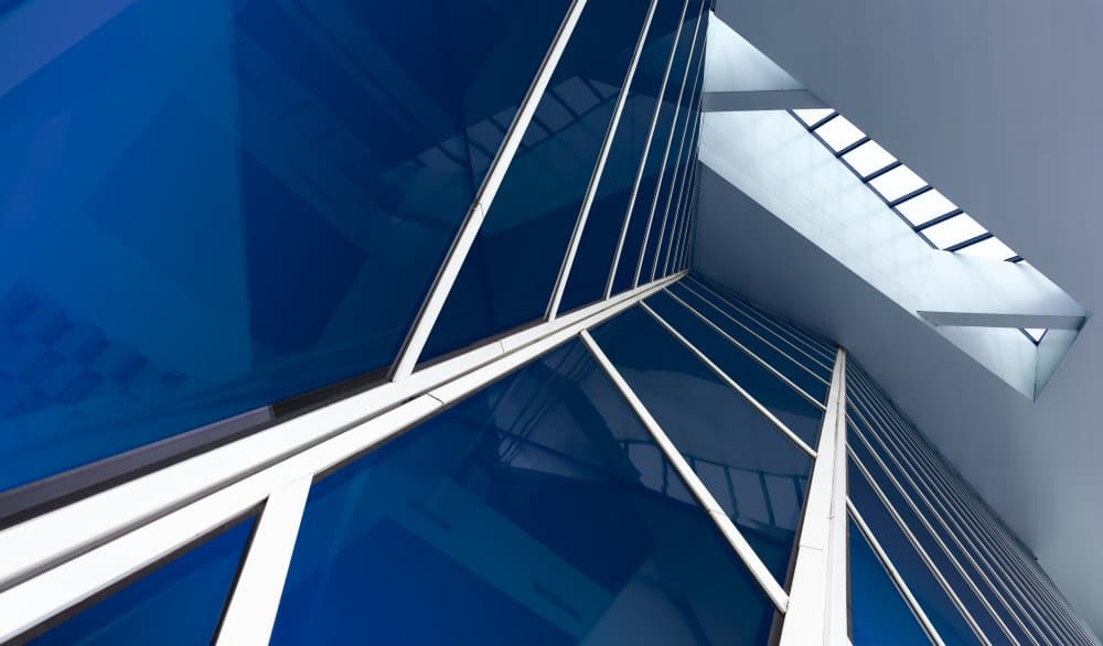 Sleek Architectural Geometry by Greetje van Son — canvas wall art