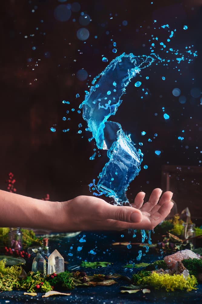 Enchanted Water Hand by Dina Belenko — canvas wall art