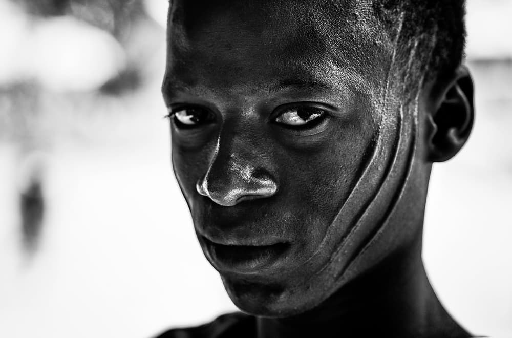 Intense Gaze Scarification by Joxe Inazio Kuesta Garmendia — canvas wall art