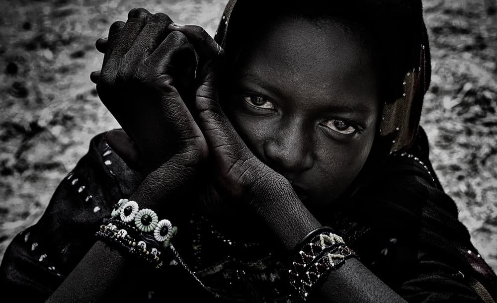 Intense Young Gaze by Joxe Inazio Kuesta Garmendia — canvas wall art