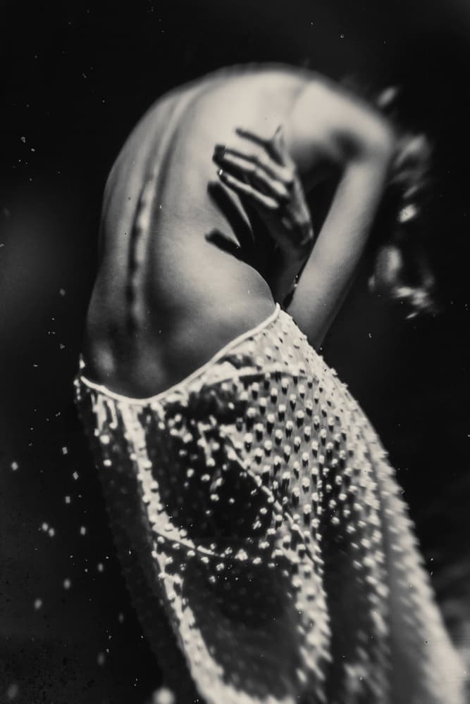 Woman's Graceful Back by Bogdan Bouşcă — canvas wall art