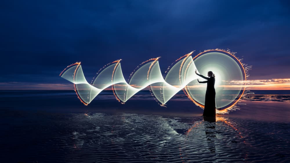 Twilight Light Weaver by Els Keurlinckx — canvas wall art