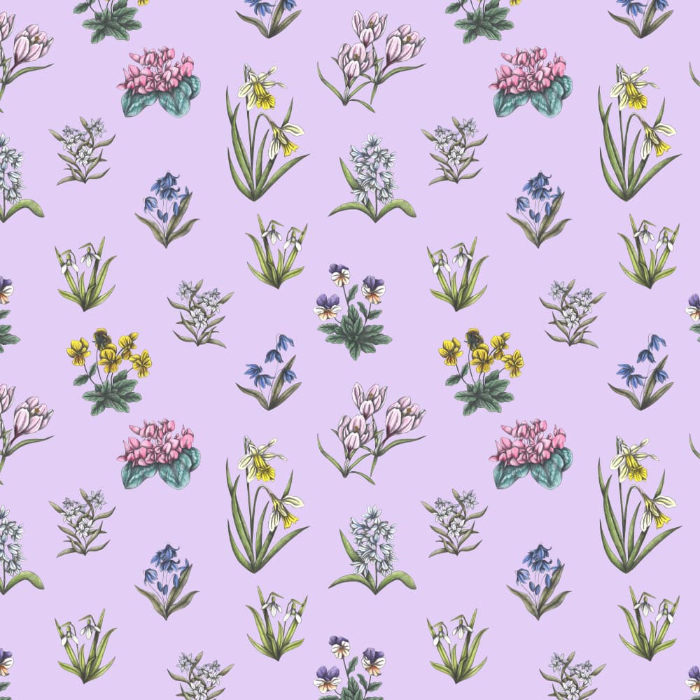 Vintage Spring Blooms by Cecilia Battaini — canvas wall art