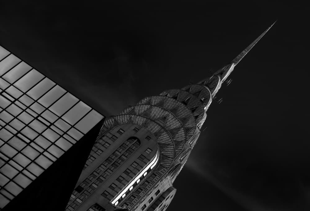 Iconic Chrysler Building by Hans-Wolfgang Hawerkamp — canvas wall art