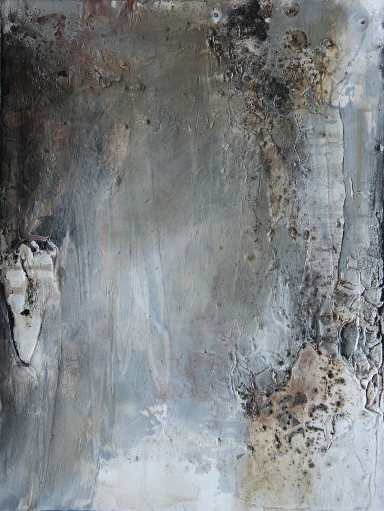 Aged Grey Texture by Deb Chaney — canvas wall art