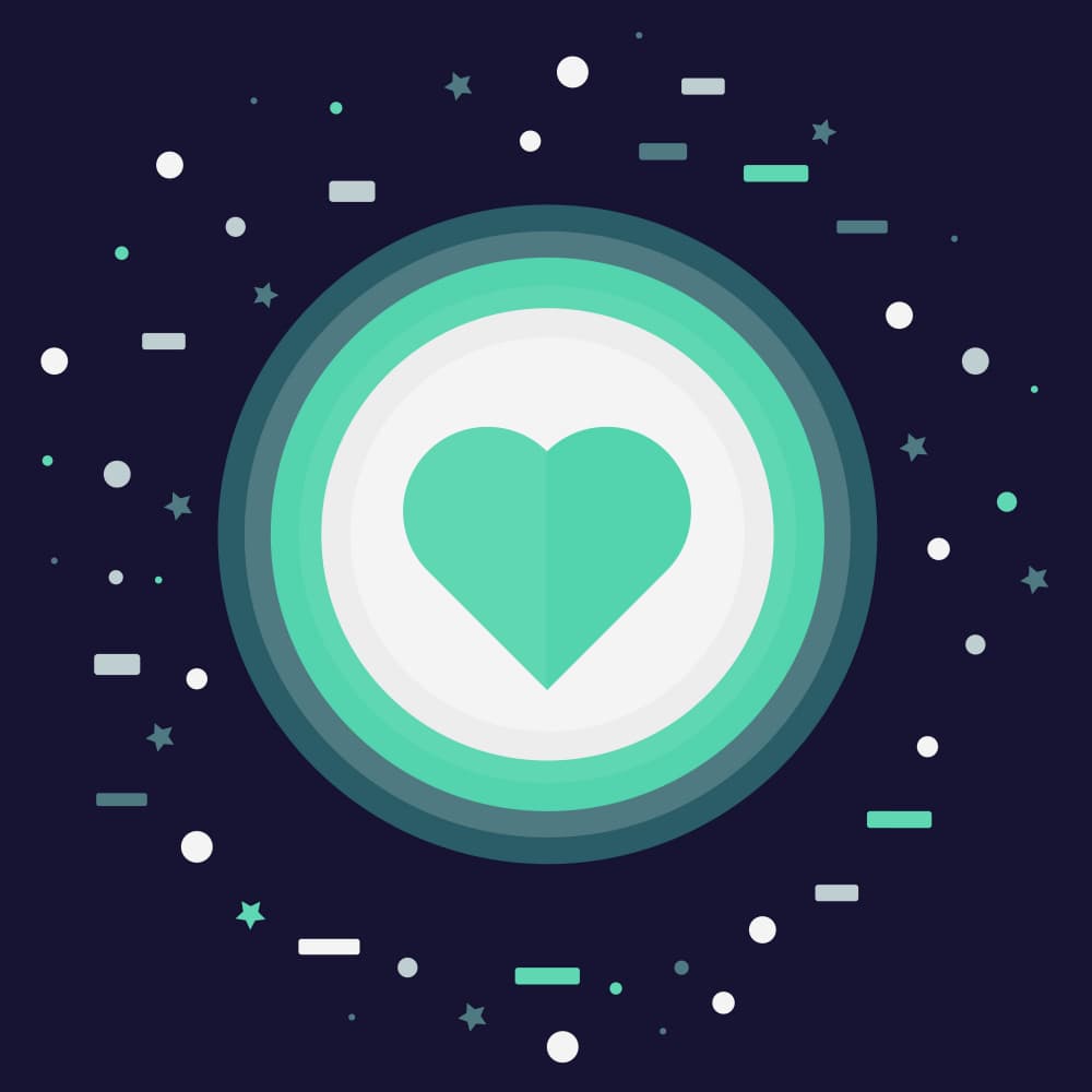 Green Heart Celebration by Marika Barsrsind β canvas wall art
